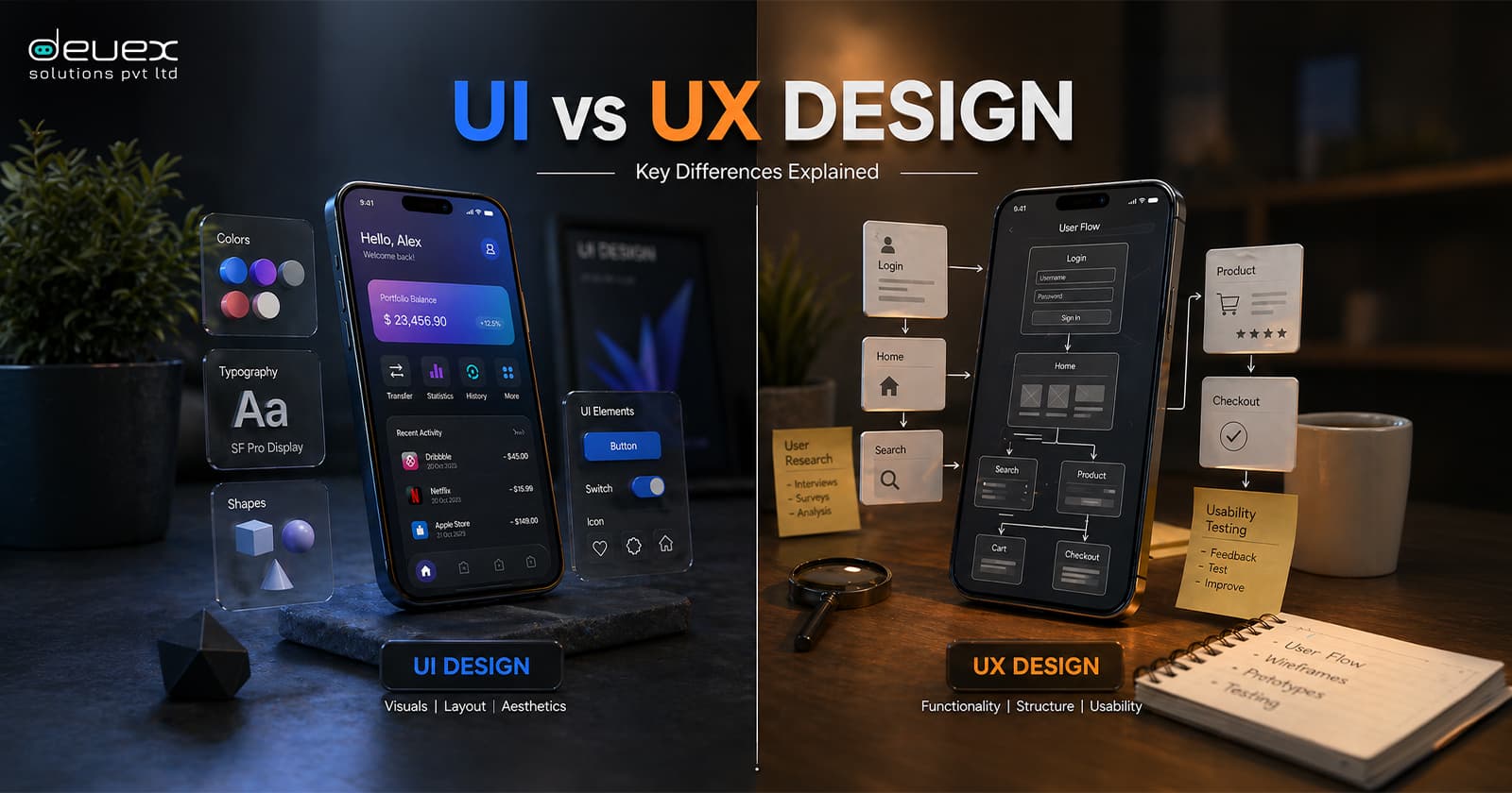 UI vs UX Design: Key Differences Explained