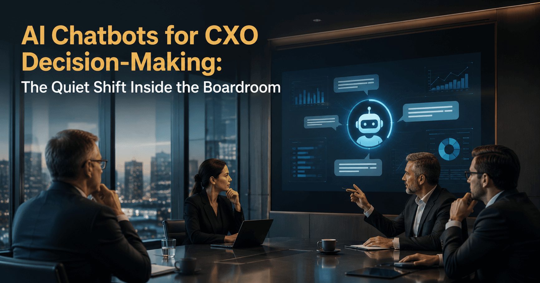 AI Chatbots for CXO Decision-Making: The Quiet Shift Inside the Boardroom