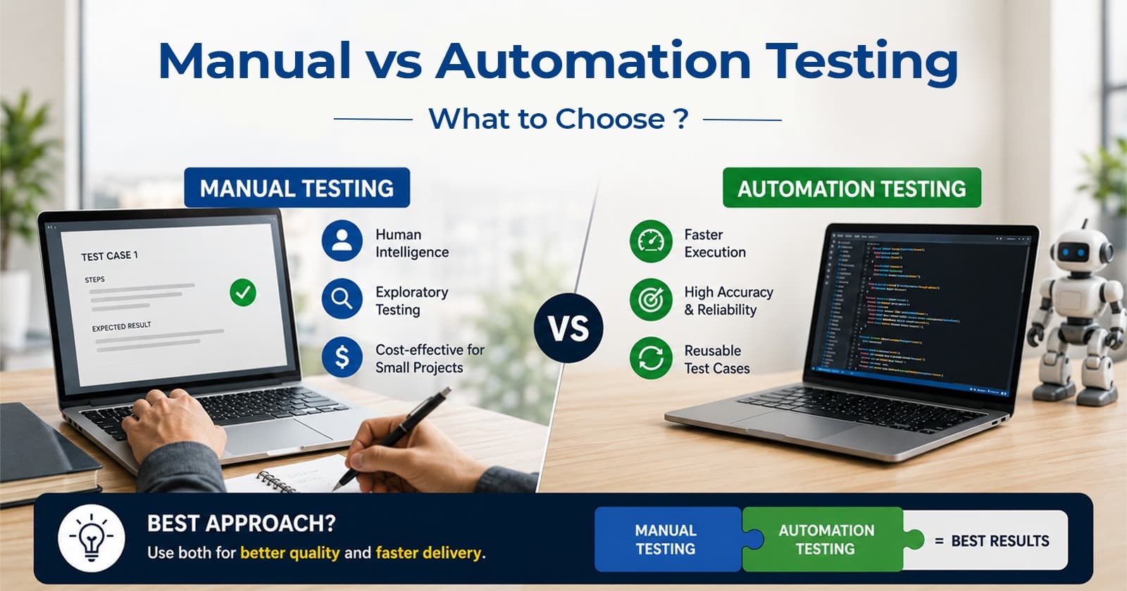 Manual vs Automation Testing: What to Choose